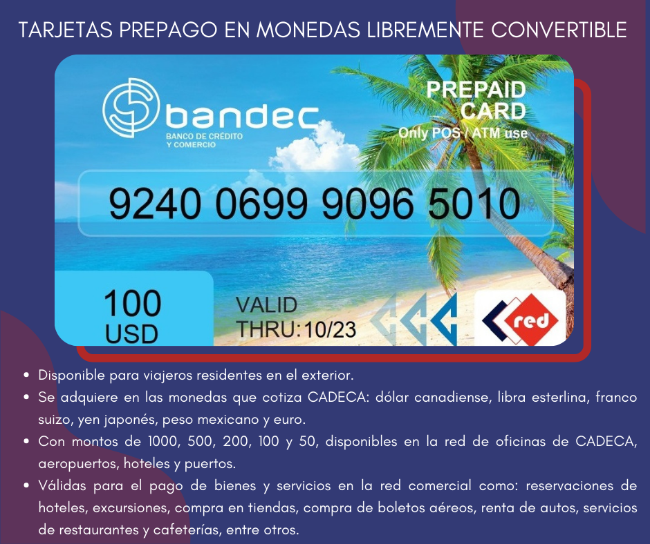 Tarjetas Prepago em Monedas Extranjeras para uso en Cuba Tarjetas Prepago em Monedas Extranjeras para uso en Cuba